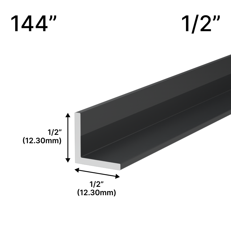 GGH Mirror L-Channel - 1/2" Profile - 144" Length