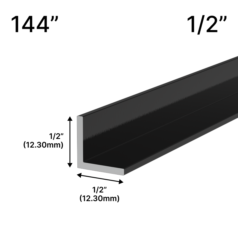 GGH Mirror L-Channel - 1/2" Profile - 144" Length