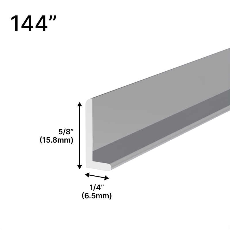 GGH Mirror L & J Channels - 5/8" - 144" Length