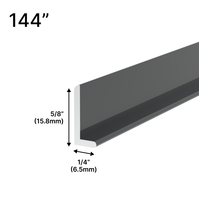 GGH Mirror L & J Channels - 5/8" - 144" Length