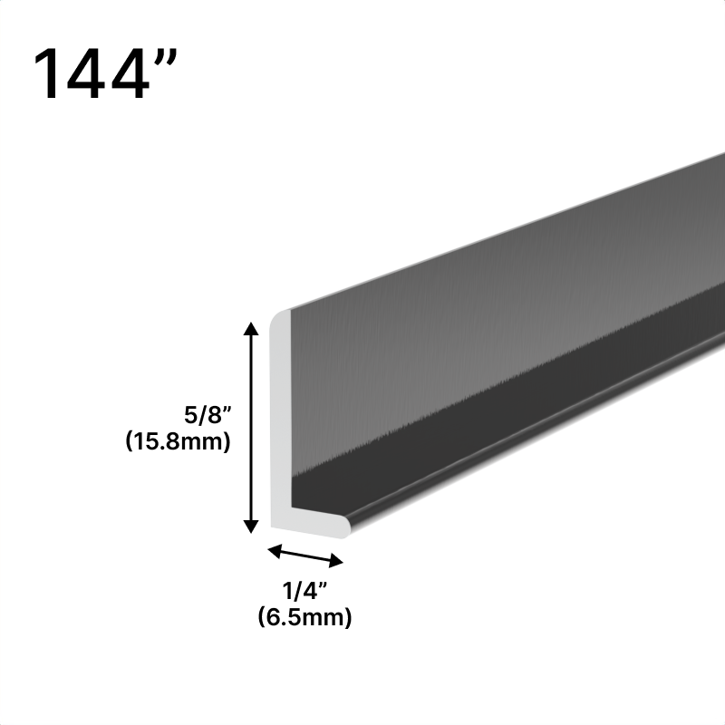 GGH Mirror L & J Channels - 5/8" - 144" Length