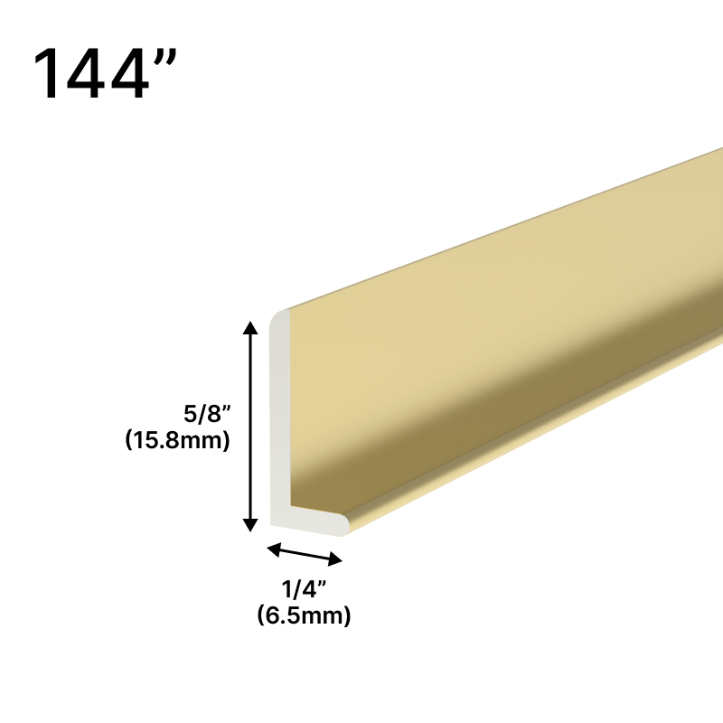 GGH Mirror L & J Channels - 5/8" - 144" Length