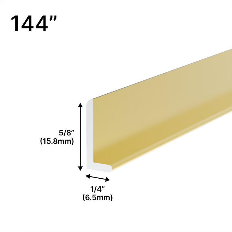 GGH Mirror L & J Channels - 5/8" - 144" Length