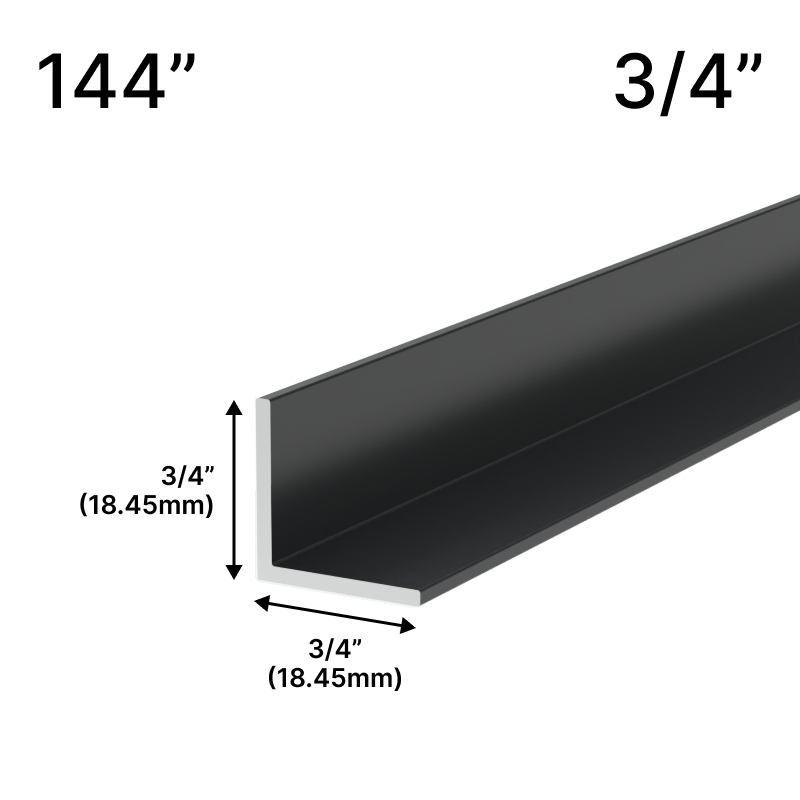 GGH Mirror L-Channel - 3/4" Profile - 144" Length