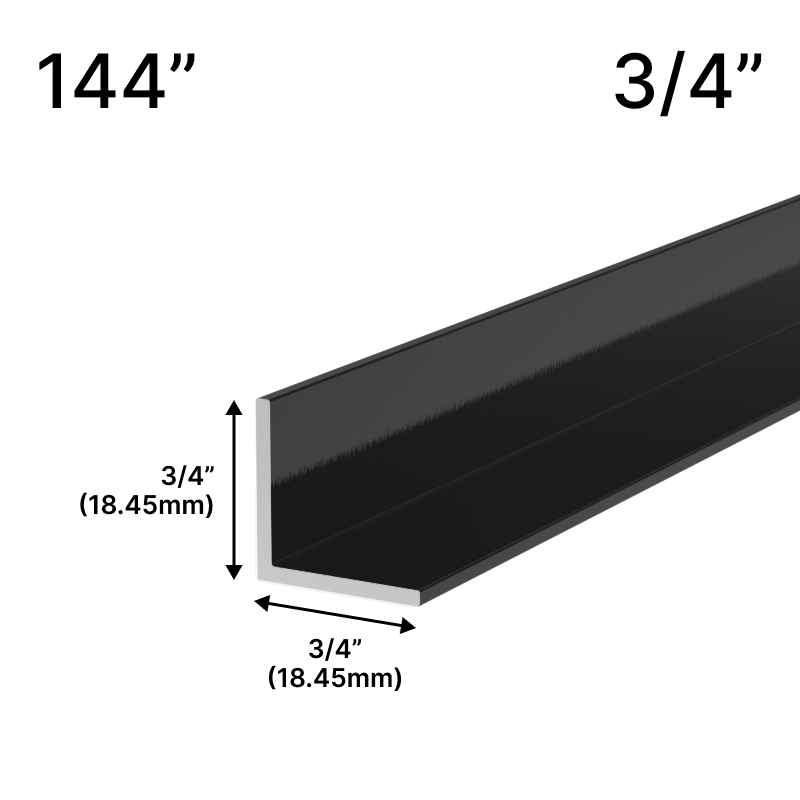 GGH Mirror L-Channel - 3/4" Profile - 144" Length