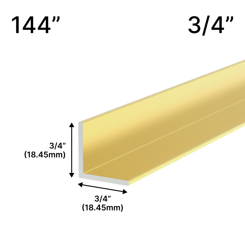 GGH Mirror L-Channel - 3/4" Profile - 144" Length