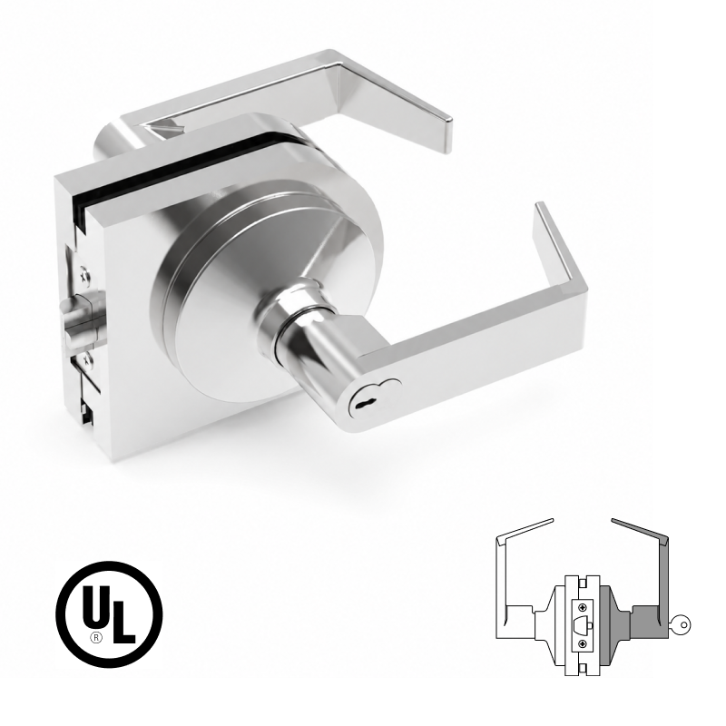 GGH Affordable Center Lock - Lever & Latch Lock for Classroom