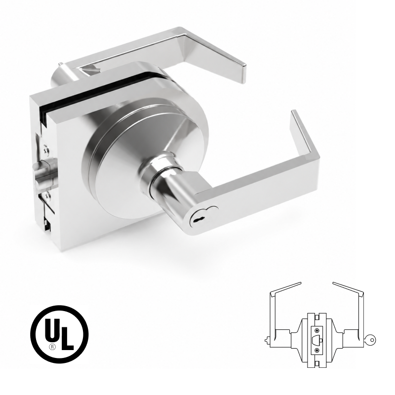GGH Affordable Center Lock - Lever & Latch Lock for Entrance