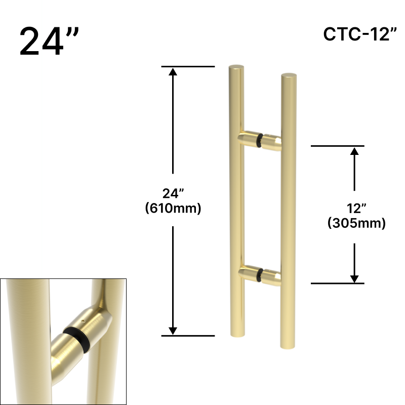 GGH Ladder Pull - 24" (12" CTC) - B2B