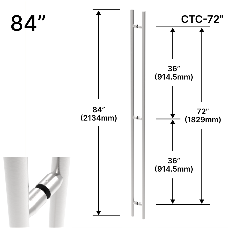 [LP84] GGH Ladder Pull - 84" (72" CTC) - B2B