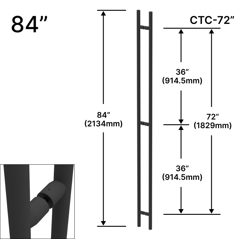 [LP84] GGH Ladder Pull - 84" (72" CTC) - B2B