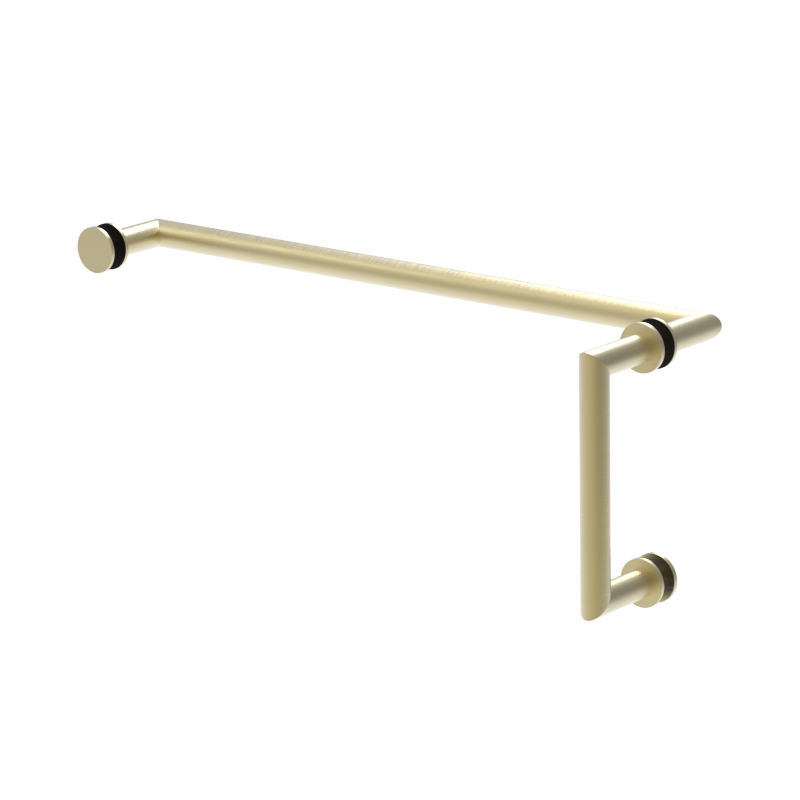 [M8X18] GGH Handle/Towel Bar Combo - 8" x 18" - Mitered