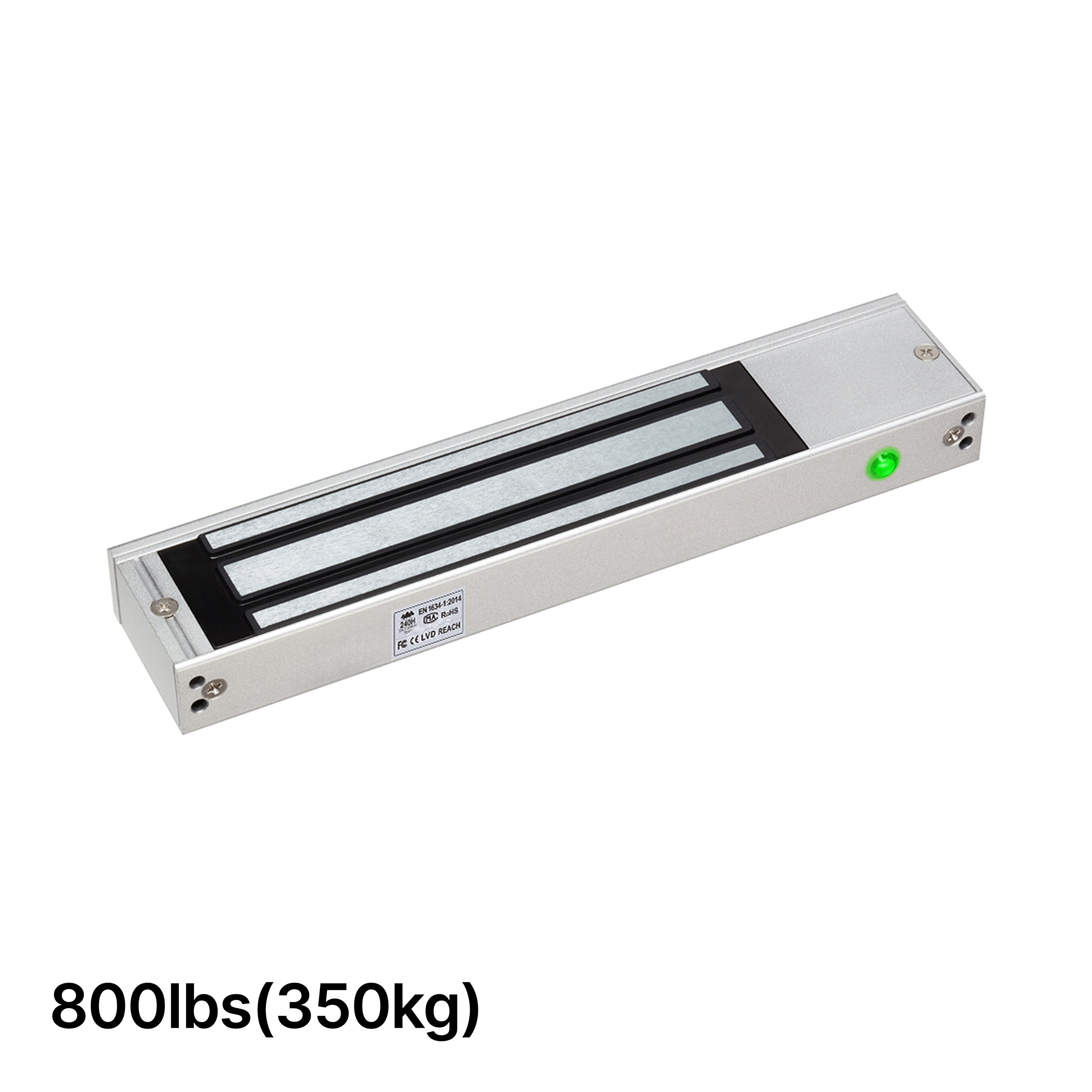 [ML800S] Magnetic Door Lock - Single Door - 350Kg (800lb)  Holding Force
