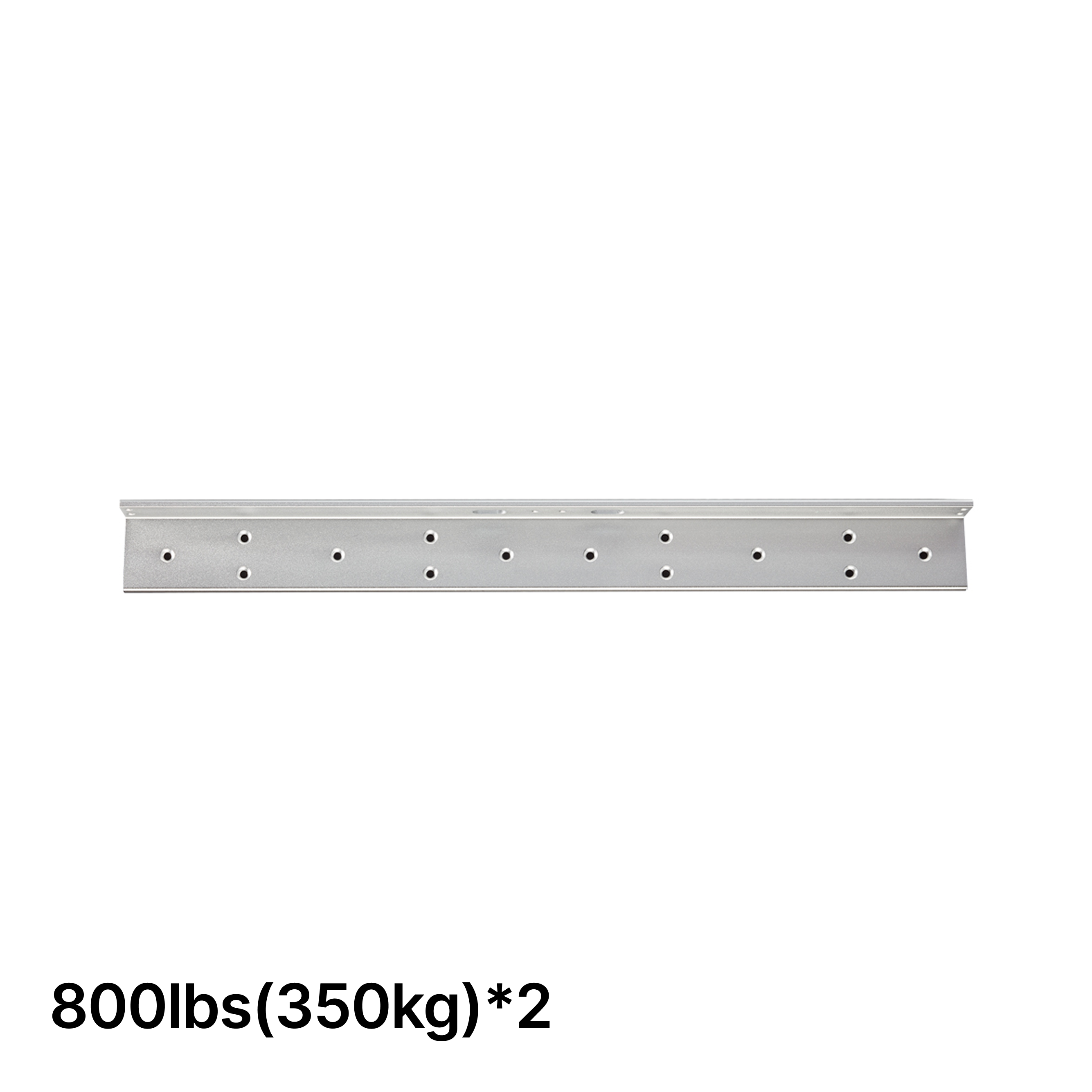 [MLBK800L-DBL] Brackets for Magnetic NL type Locks - Double Door - Outward Opening - 350Kg (800lb)  Holding Force