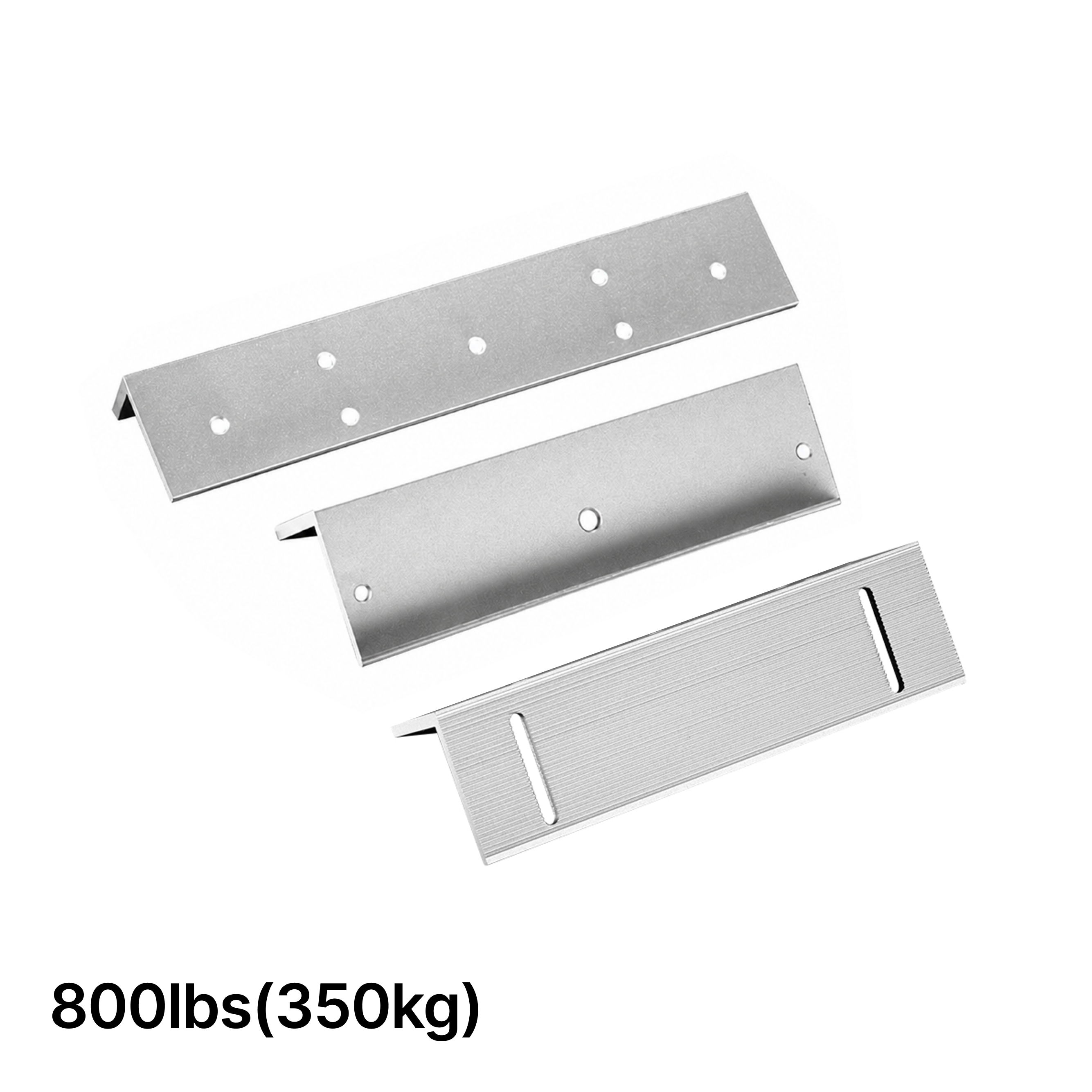 [MLBK800ZL] Brackets for Magnetic ZL type Locks - Single Door - Inward Opening - 350Kg (800lb)  Holding Force