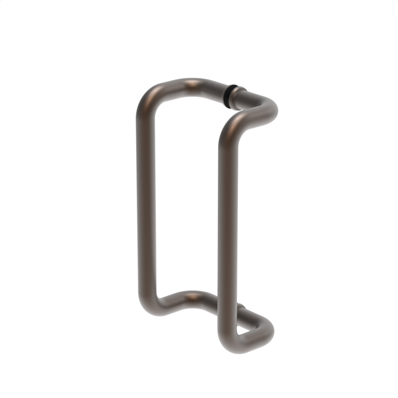 GGH Commercial Offset Tubular Pull Handle - 12" CTC - Back to Back