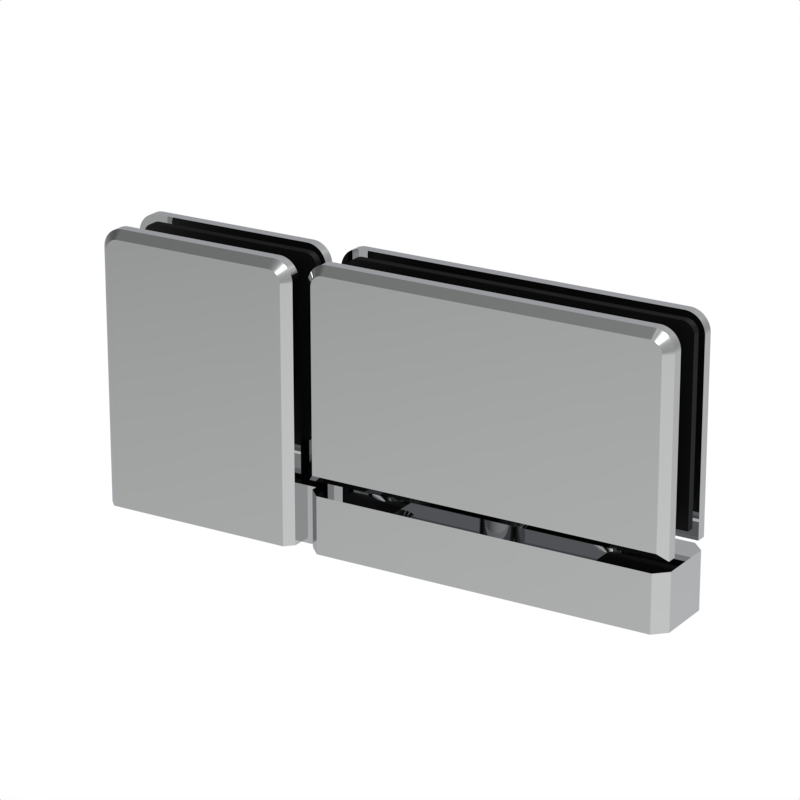 GGH Shower Pivot - Beveled Regular Duty - Top or Bottom with Attached U-Clamp Hinge