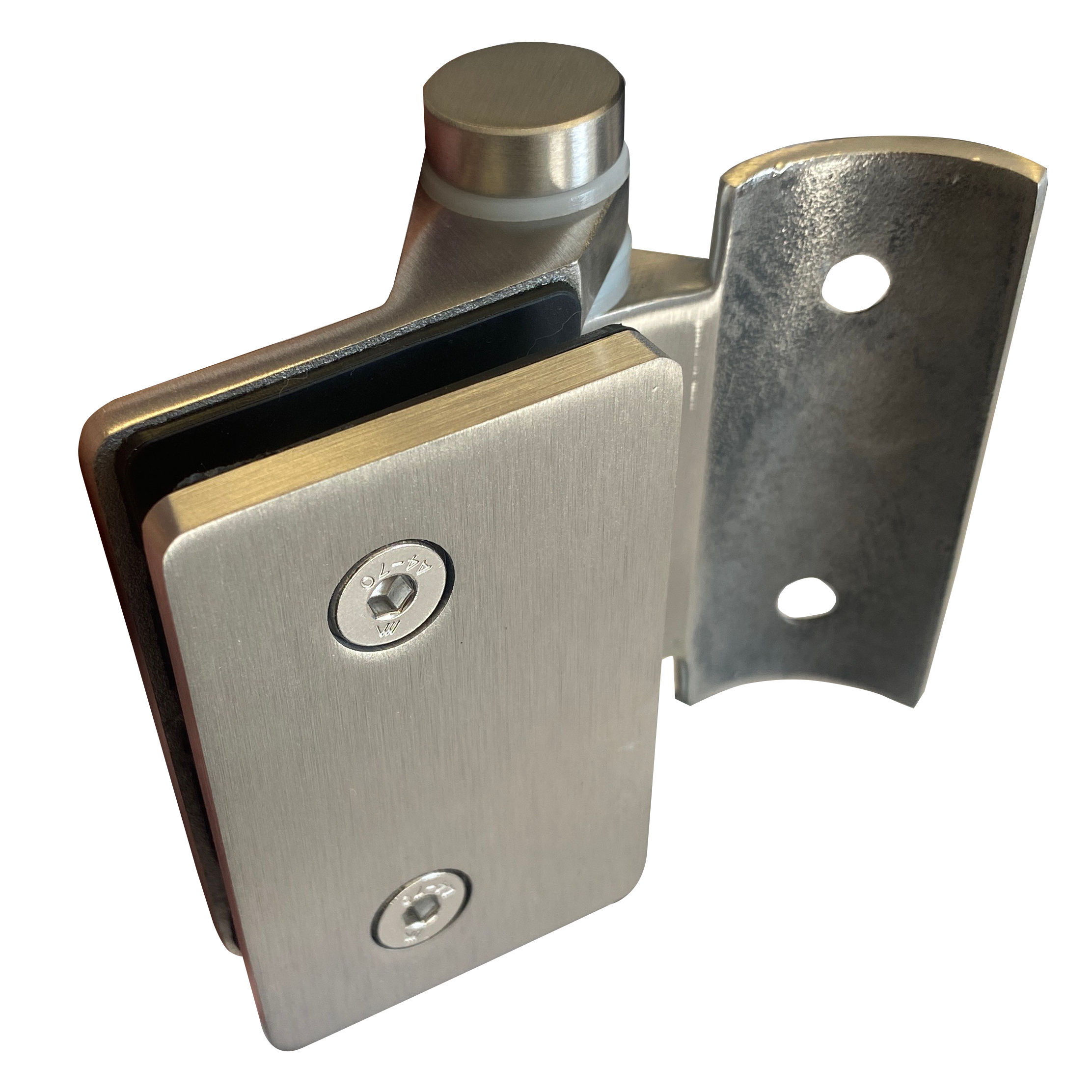 [HDIVE90RHD] DIVE Series GGH Pool Fence Hardware - Hinge - Glass to Round Post (Heavy Duty)