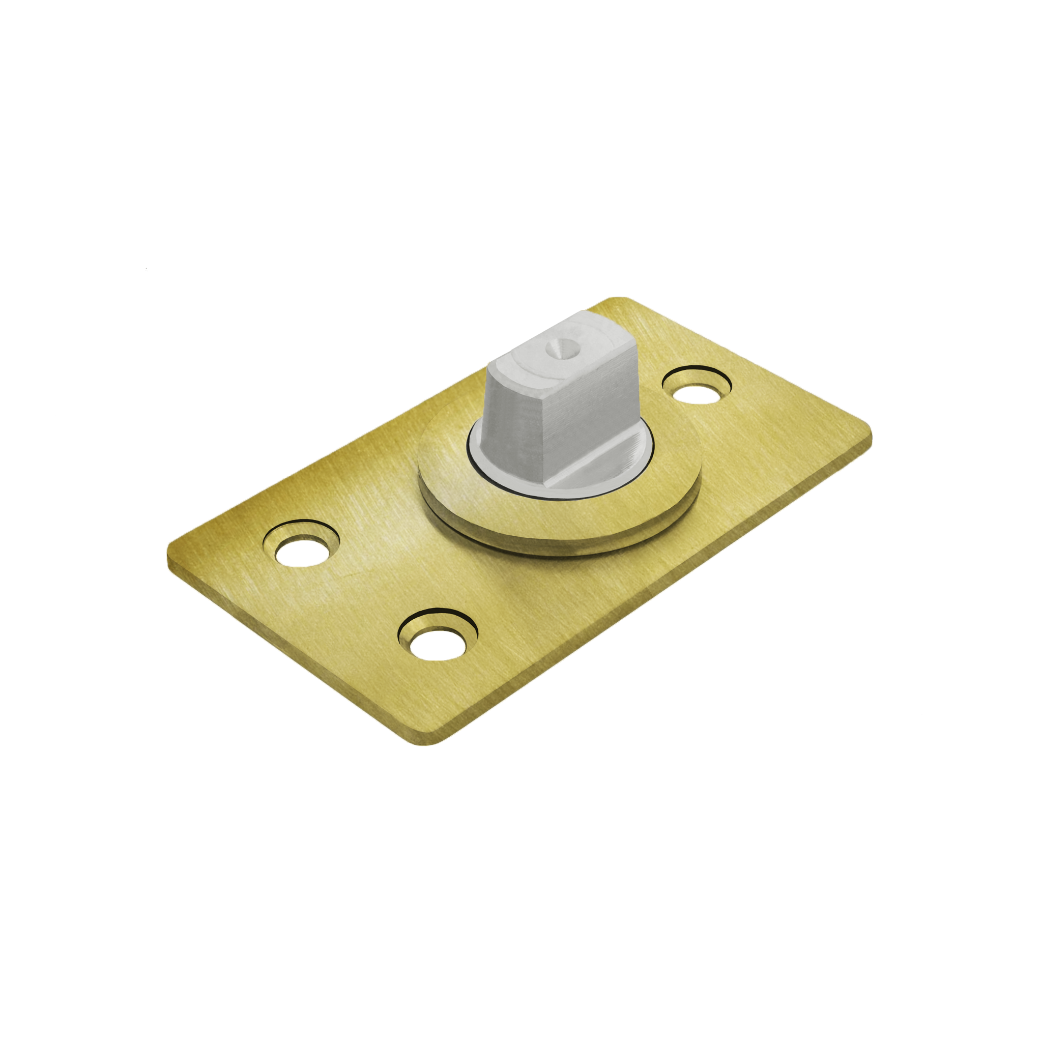 [PPIV402] PFIT Series GGH Patch Pivot - Bottom Free-Swinging Pivot for Floor Mount