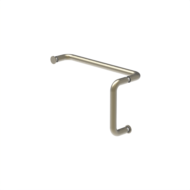 GGH Handle/Towel Bar Combo - 6" X 12" - Round/Tubular