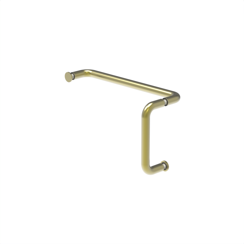 GGH Handle/Towel Bar Combo - 6" X 12" - Round/Tubular