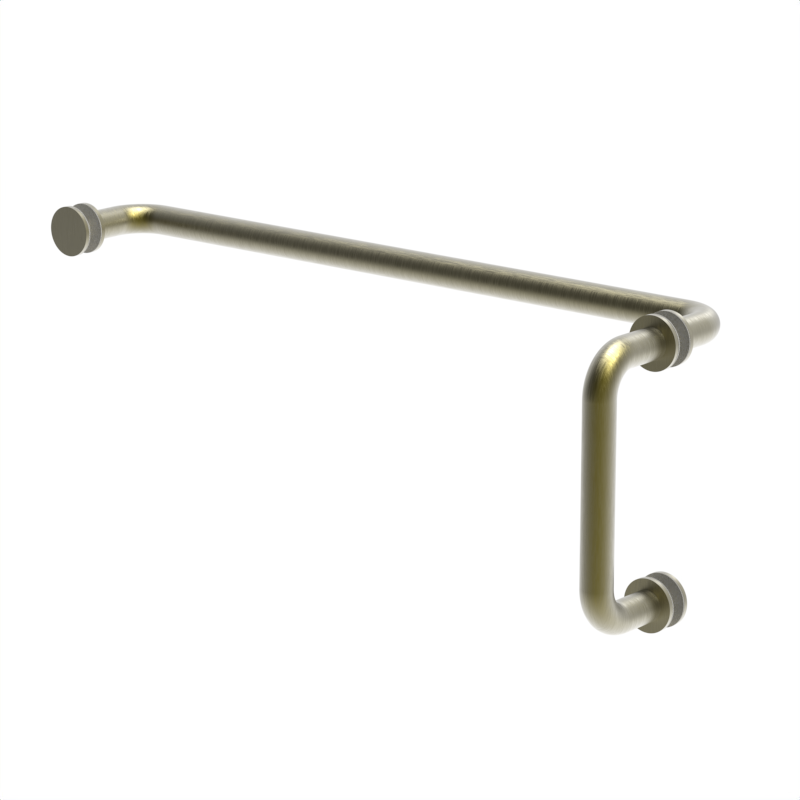 [R6X18] GGH Handle/Towel Bar Combo - 6" x 18" - Round/Tubular