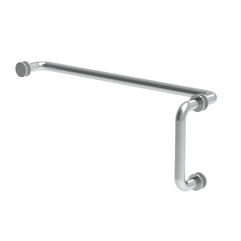 [R6X18] GGH Handle/Towel Bar Combo - 6" x 18" - Round/Tubular