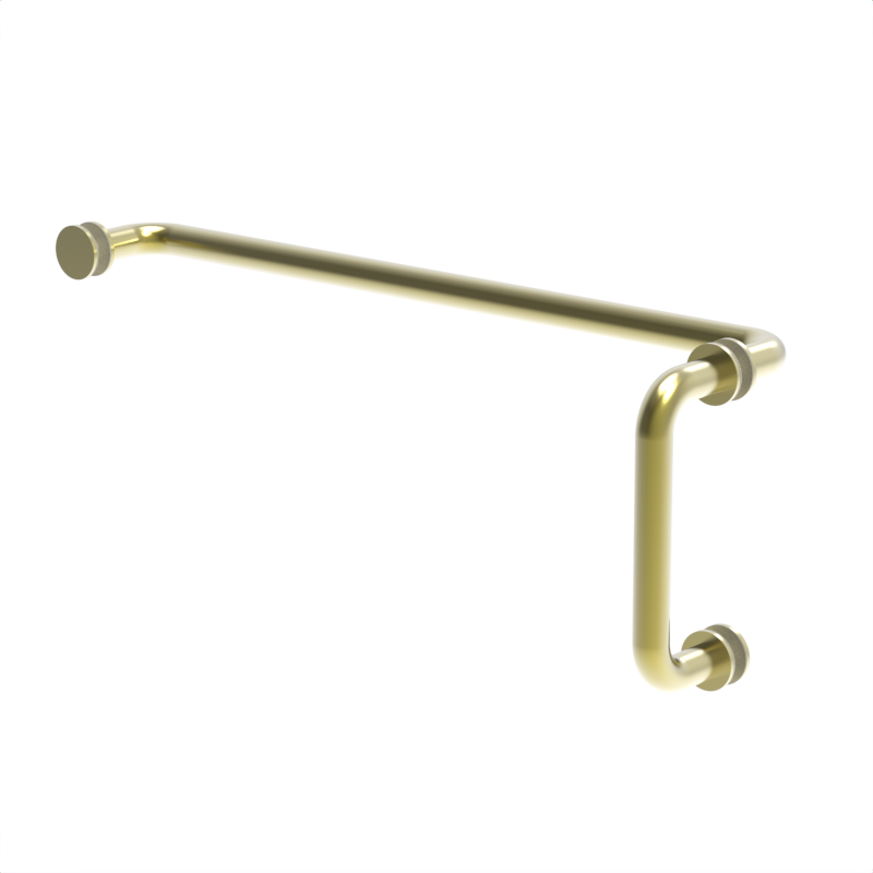 [R6X18] GGH Handle/Towel Bar Combo - 6" x 18" - Round/Tubular