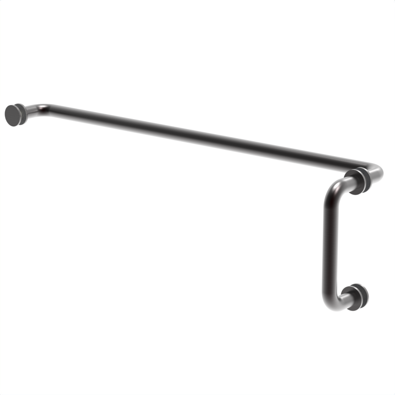 [R6X24] GGH Handle/Towel Bar Combo - 6" x 24" - Round/Tubular