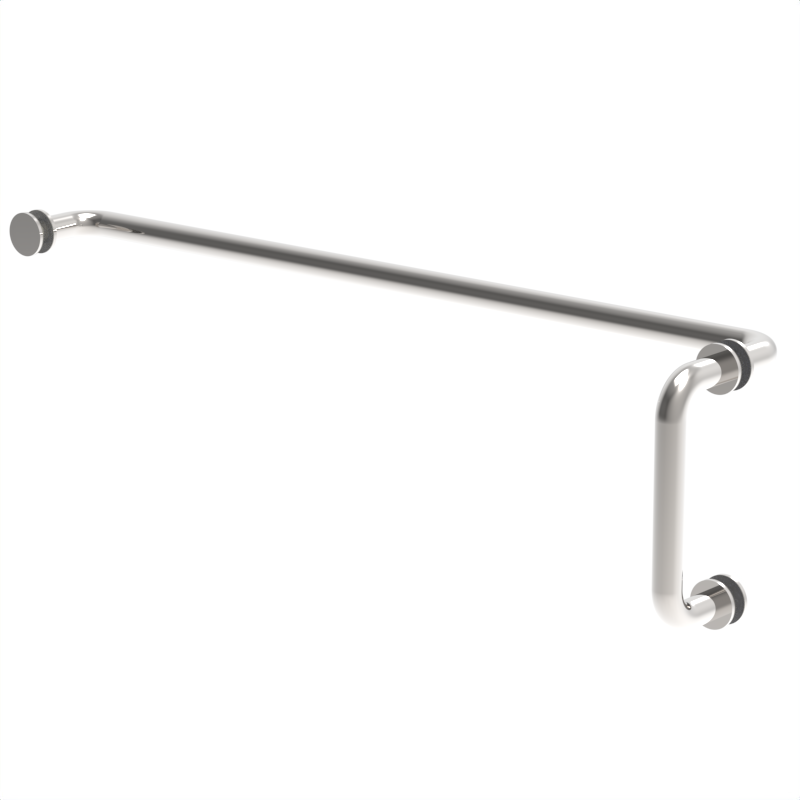 [R6X24] GGH Handle/Towel Bar Combo - 6" x 24" - Round/Tubular