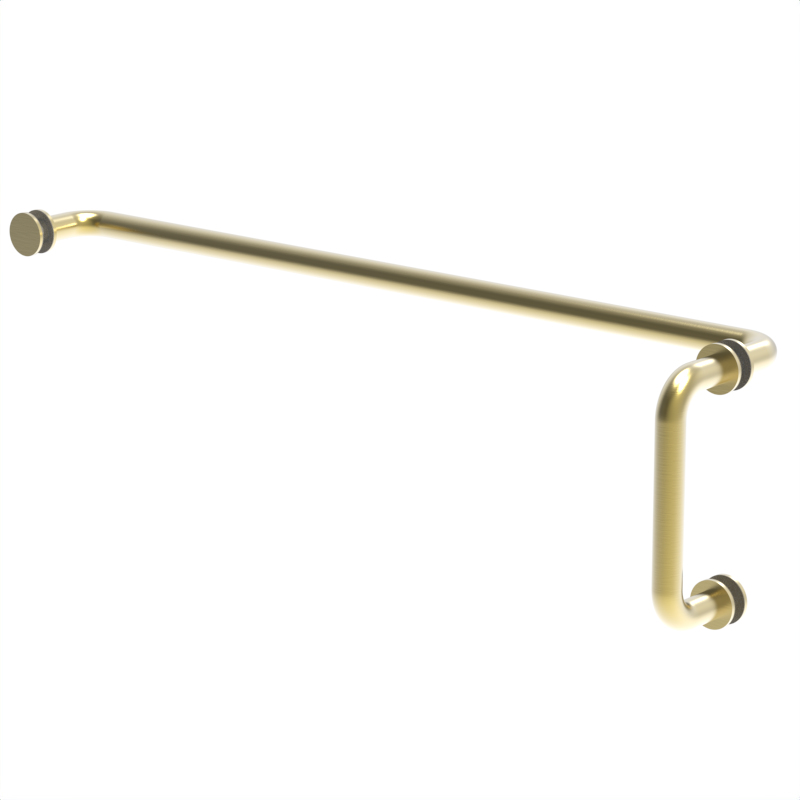 [R6X24] GGH Handle/Towel Bar Combo - 6" x 24" - Round/Tubular