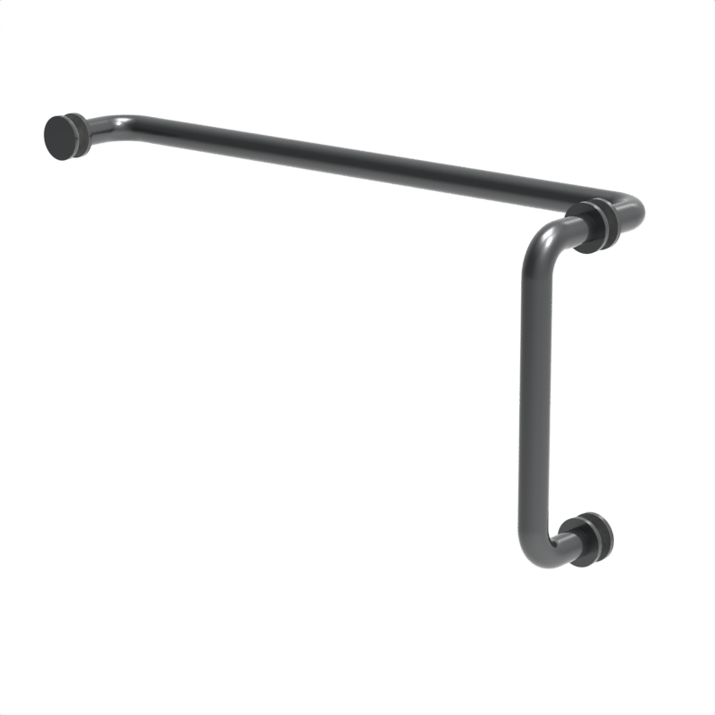[R8X18] GGH Handle/Towel Bar Combo - 8" x 18" - Round/Tubular