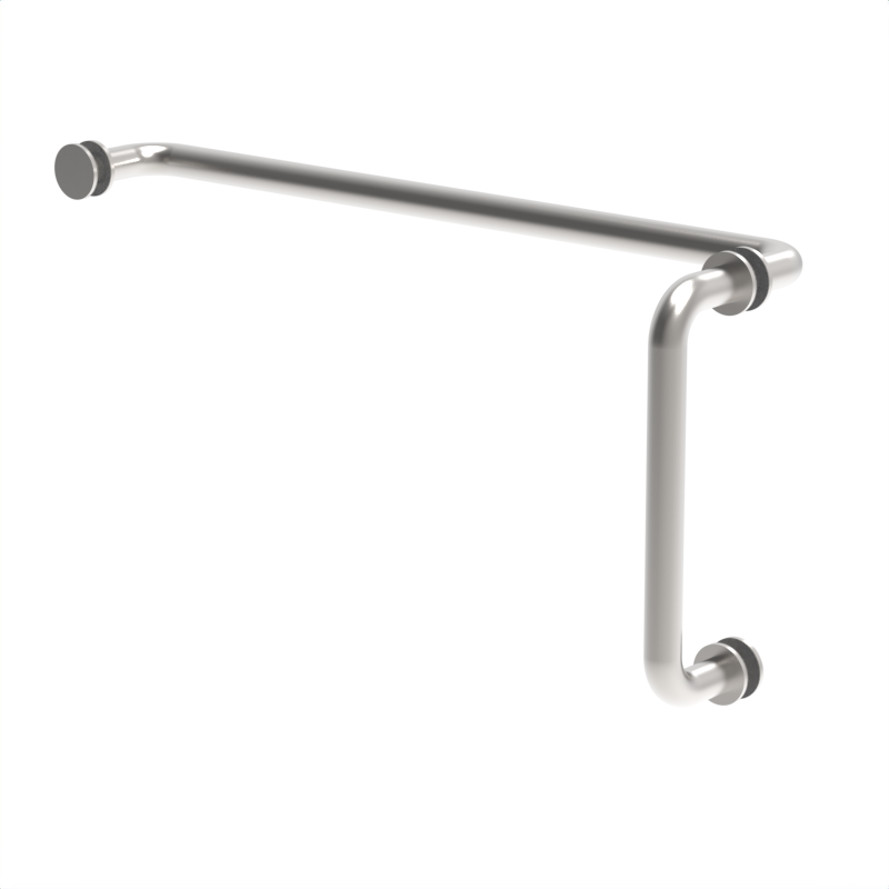 [R8X18] GGH Handle/Towel Bar Combo - 8" x 18" - Round/Tubular