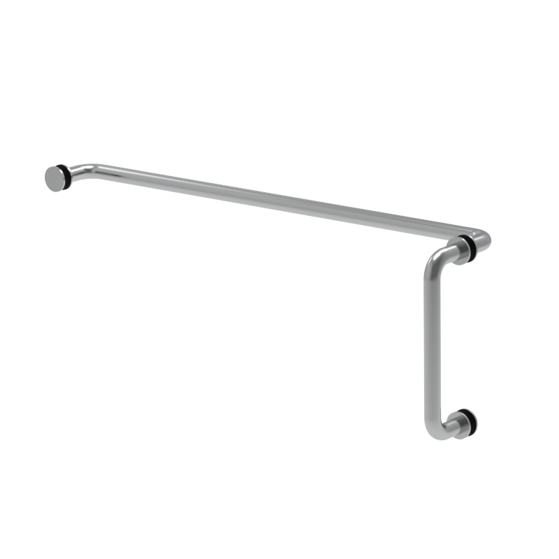 [R8X24] GGH Handle/Towel Bar Combo - 8" x 24" - Round/Tubular