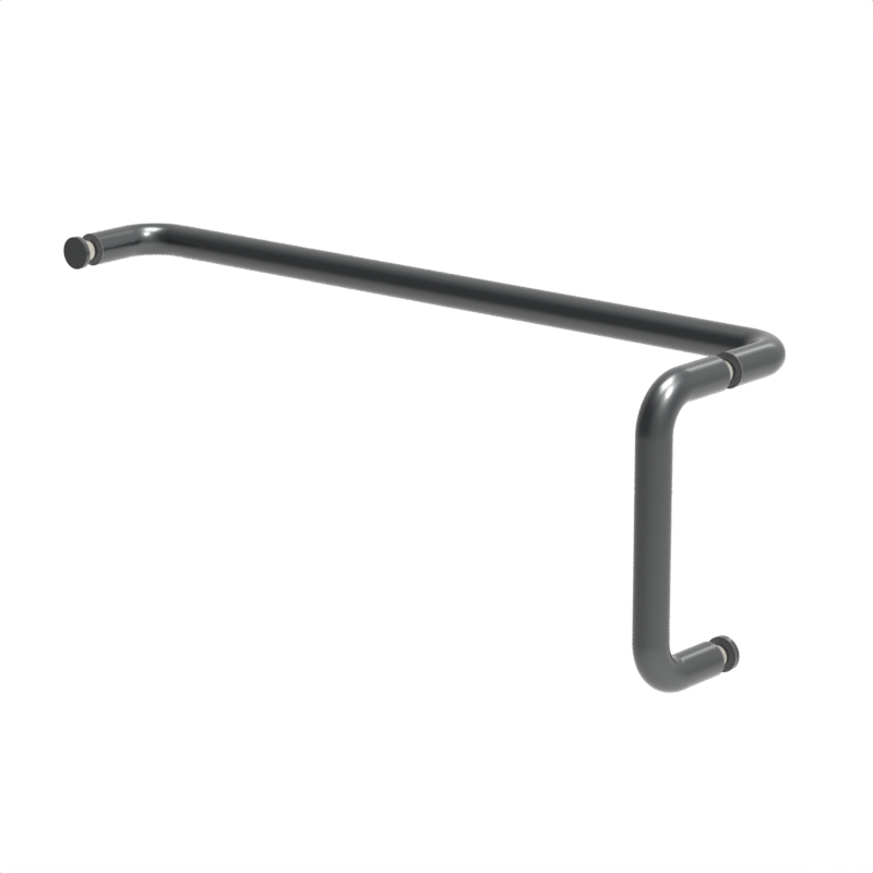 [RNW6X18] GGH Handle/Towel Bar Combo - 6" x 18" - Round/Tubular (No Washer)