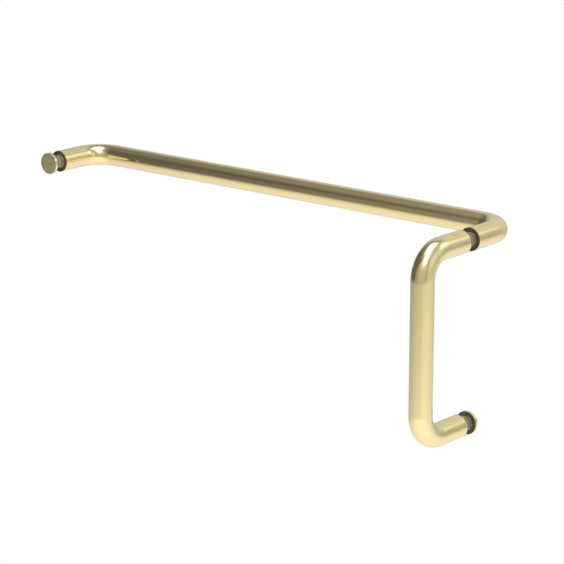 GGH Handle/Towel Bar Combo - 6" x 18" - Round/Tubular (No Washer)