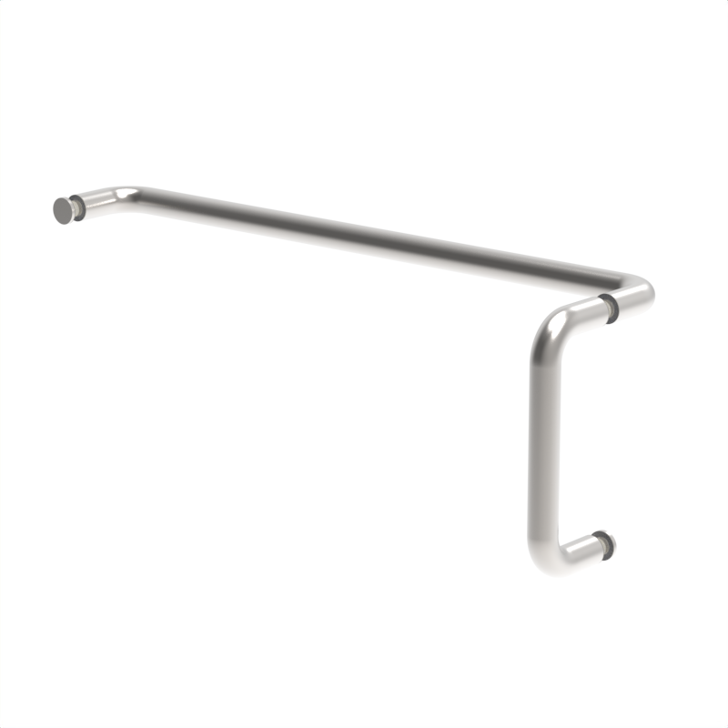 [RNW6X18] GGH Handle/Towel Bar Combo - 6" x 18" - Round/Tubular (No Washer)