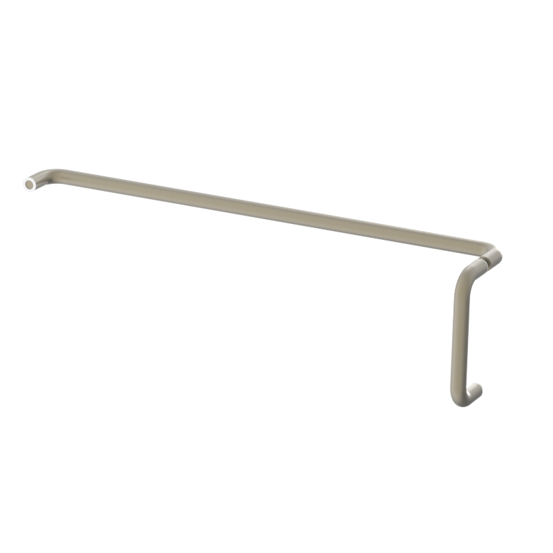 [RNW6X24] GGH Handle/Towel Bar Combo - 6" x 24" - Round/Tubular (No Washer)
