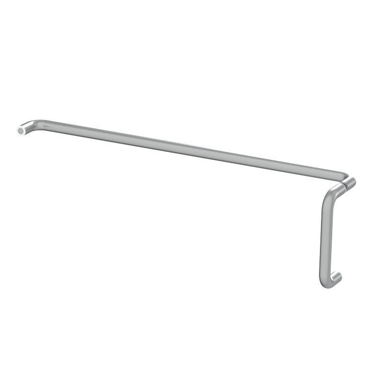 [RNW6X24] GGH Handle/Towel Bar Combo - 6" x 24" - Round/Tubular (No Washer)