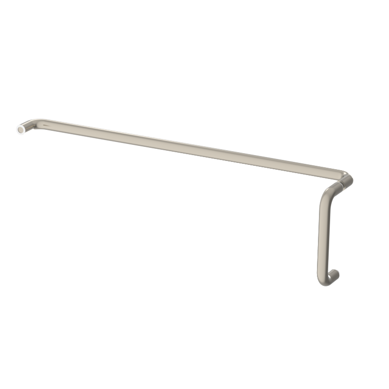 [RNW6X24] GGH Handle/Towel Bar Combo - 6" x 24" - Round/Tubular (No Washer)