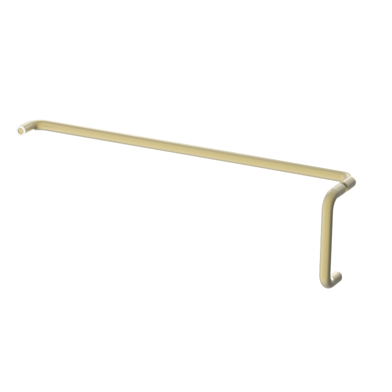 [RNW6X24] GGH Handle/Towel Bar Combo - 6" x 24" - Round/Tubular (No Washer)