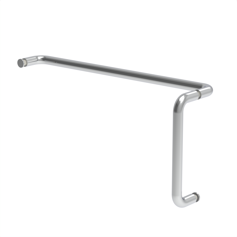 [RNW8X18] GGH Handle/Towel Bar Combo - 8" x 18" - Round/Tubular (No Washer)