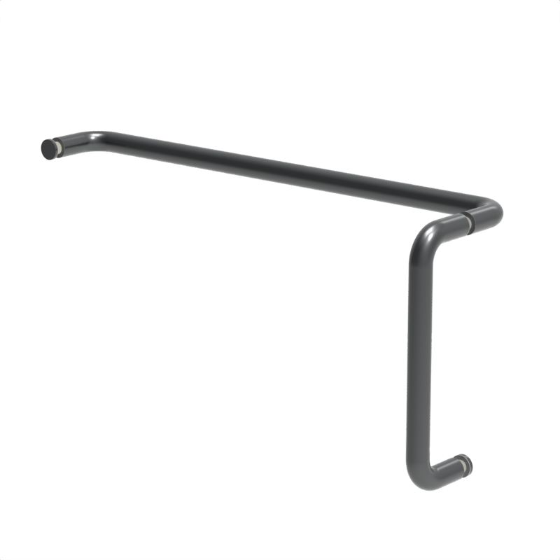 [RNW8X18] GGH Handle/Towel Bar Combo - 8" x 18" - Round/Tubular (No Washer)