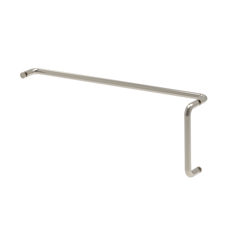 [RNW8X24] GGH Handle/Towel Bar Combo - 8" x 24" - Round/Tubular (No Washer)