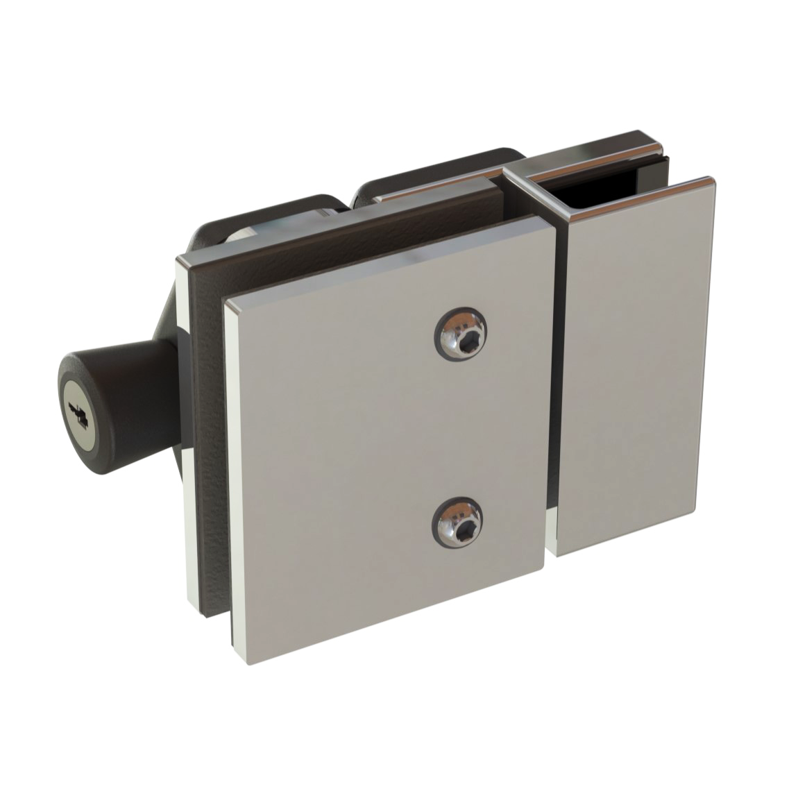 [LDIVE180] DIVE Series GGH Pool Fence Hardware - Latches With Lock - 180° Glass to Glass