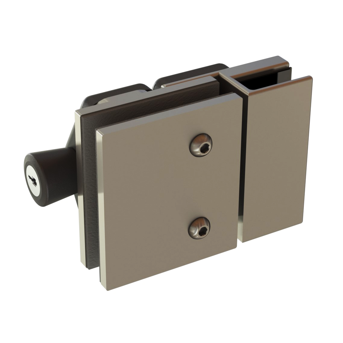 [LDIVE180] DIVE Series GGH Pool Fence Hardware - Latches With Lock - 180° Glass to Glass