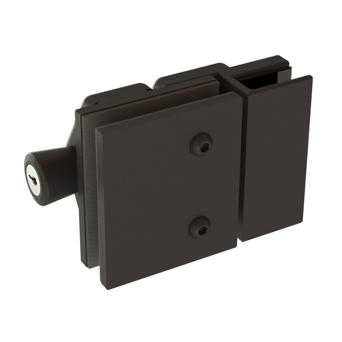 [LDIVE180] DIVE Series GGH Pool Fence Hardware - Latches With Lock - 180° Glass to Glass