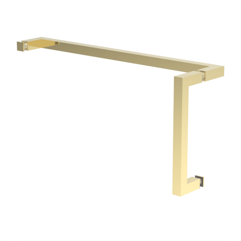 GGH Handle/Towel Bar Combo - 8" x 18" - Square
