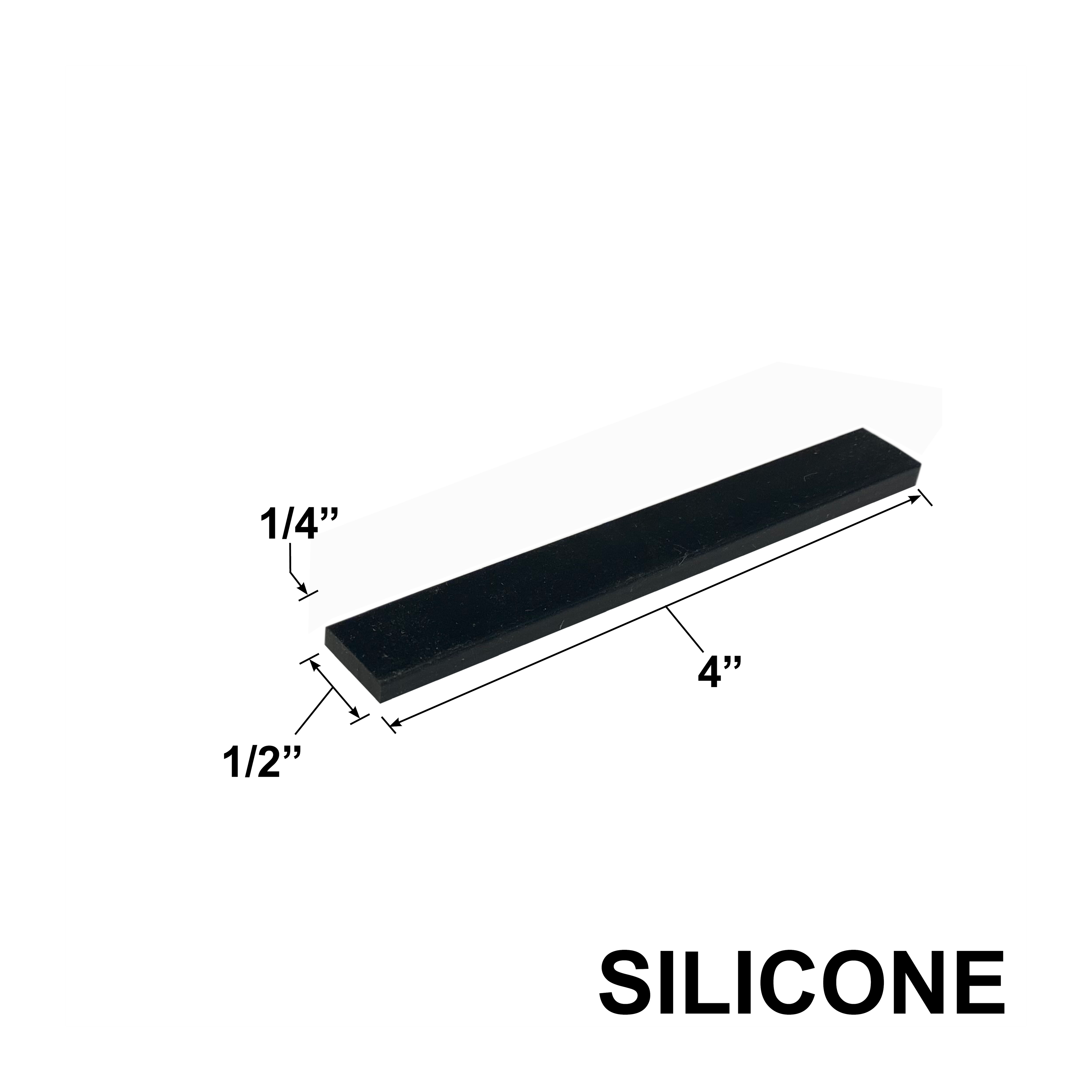 [SB-SIL-9] GGH Setting Block - 1/4 x 1/2" x 4"