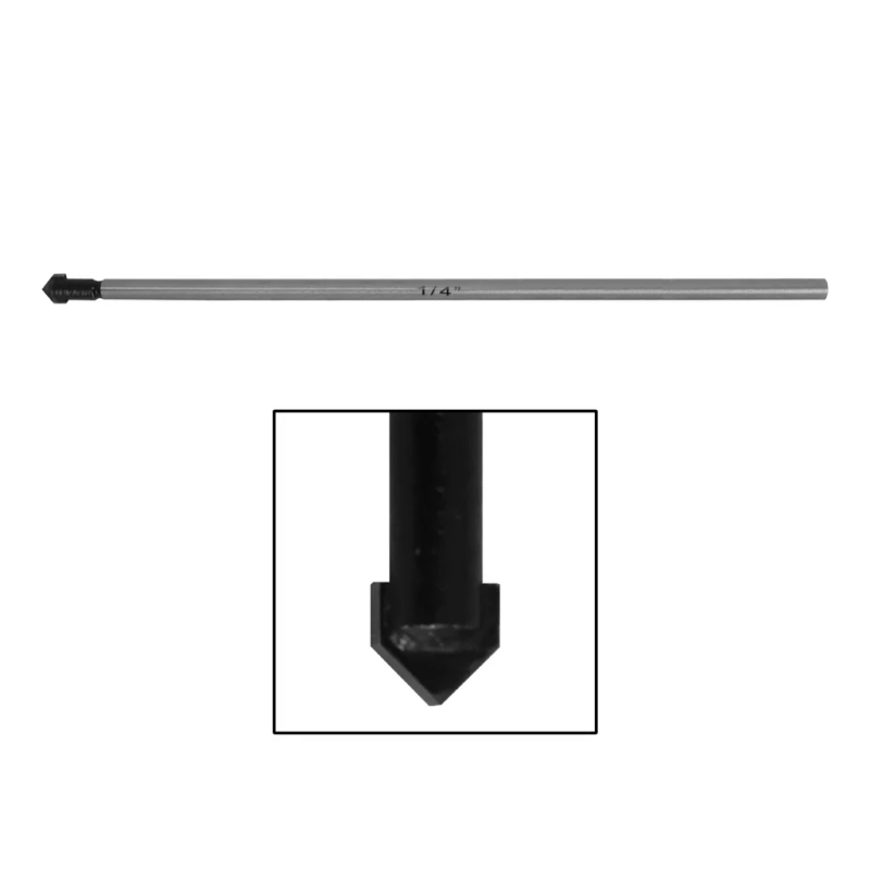 [SBIT-1/4X6] SHARP Series GGH Drill Bit - 1/4" x 6" Spade Drill Bit